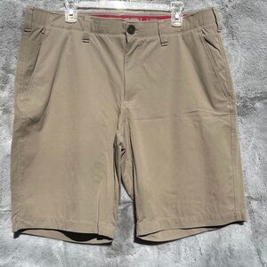 Under Armour Men's Khaki Flat Front Shorts